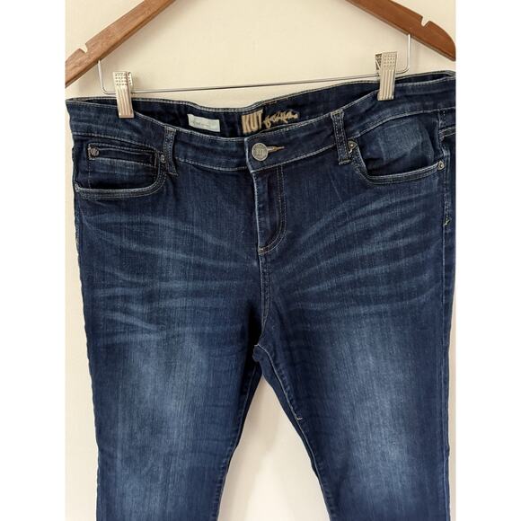 Kut From The Kloth Jeans Womens Size 16 Catherine Boyfriend Blue Stretch Denim - Picture 3 of 13